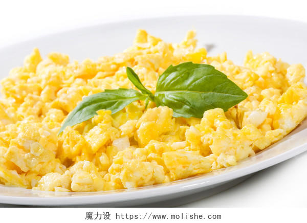 炒蛋炒鸡蛋营养健康早餐美味美食食物
